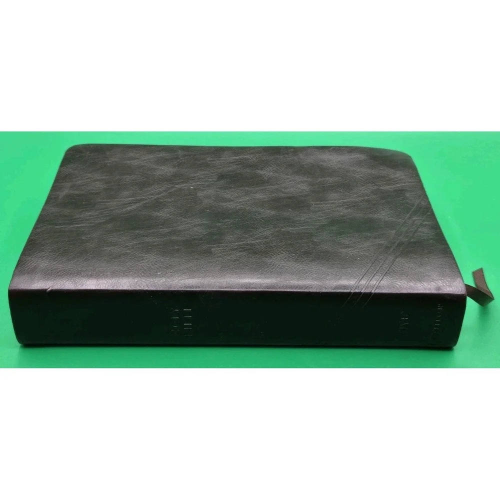 Holy Bible NIV Giant Print 2011 Zondervan‎ Brown Leathersoft Personal Size